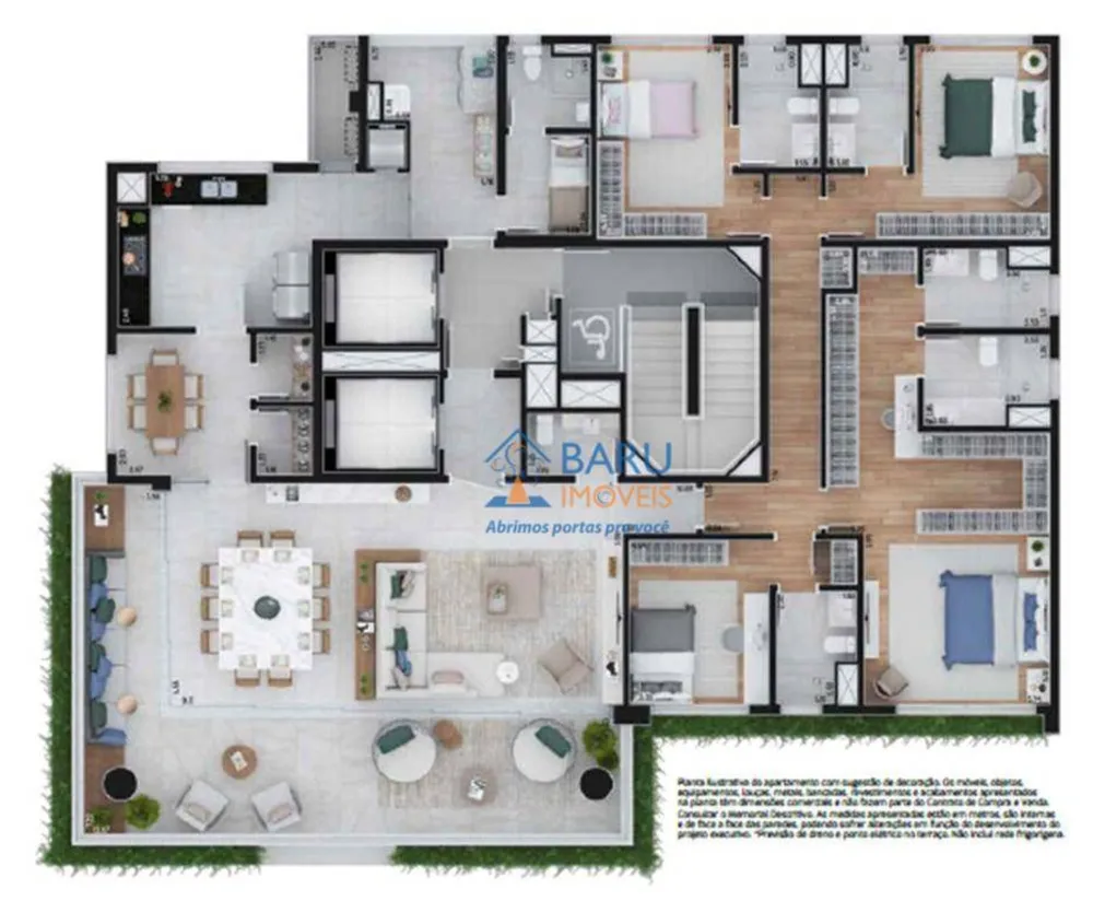 Cobertura, 4 quartos, 507 m² - Foto 4