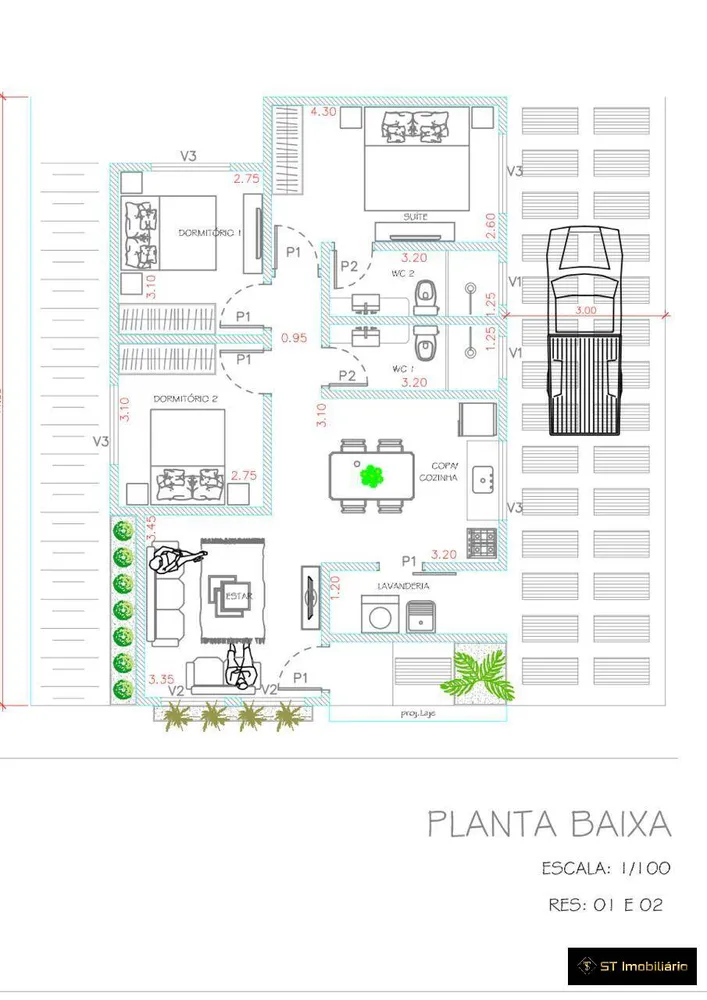 Casa, 2 quartos, 76 m² - Foto 11