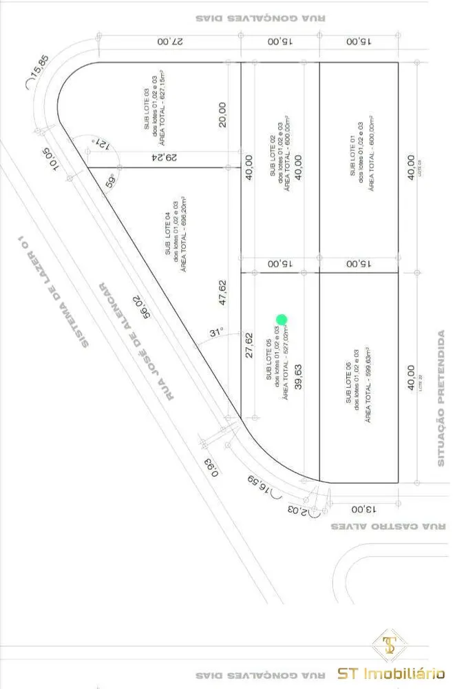 Terreno, 527 m² - Foto 1