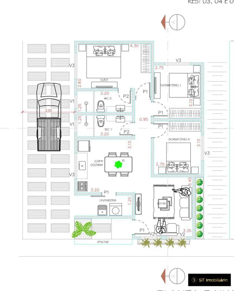 Casa, 3 quartos, 76 m² - Foto 7