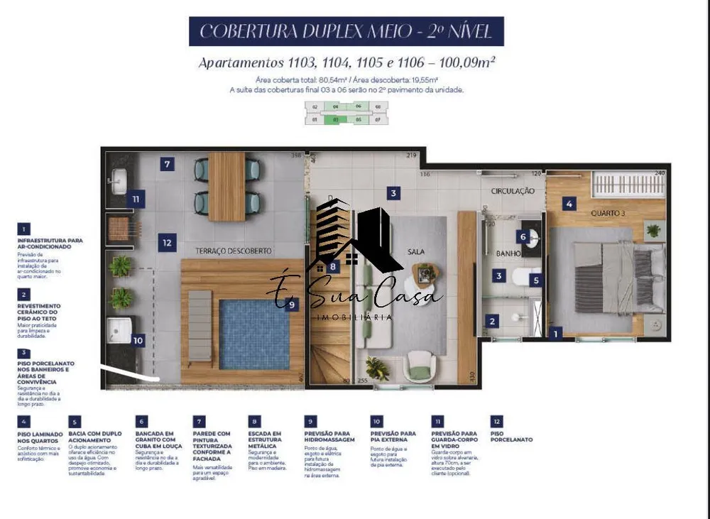 Apartamento, 2 quartos, 54 m² - Foto 3