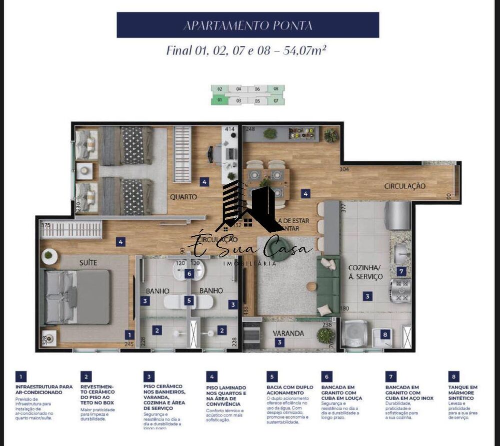 Apartamento, 2 quartos, 54 m² - Foto 10