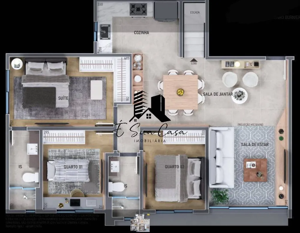 Cobertura, 3 quartos, 161 m² - Foto 4