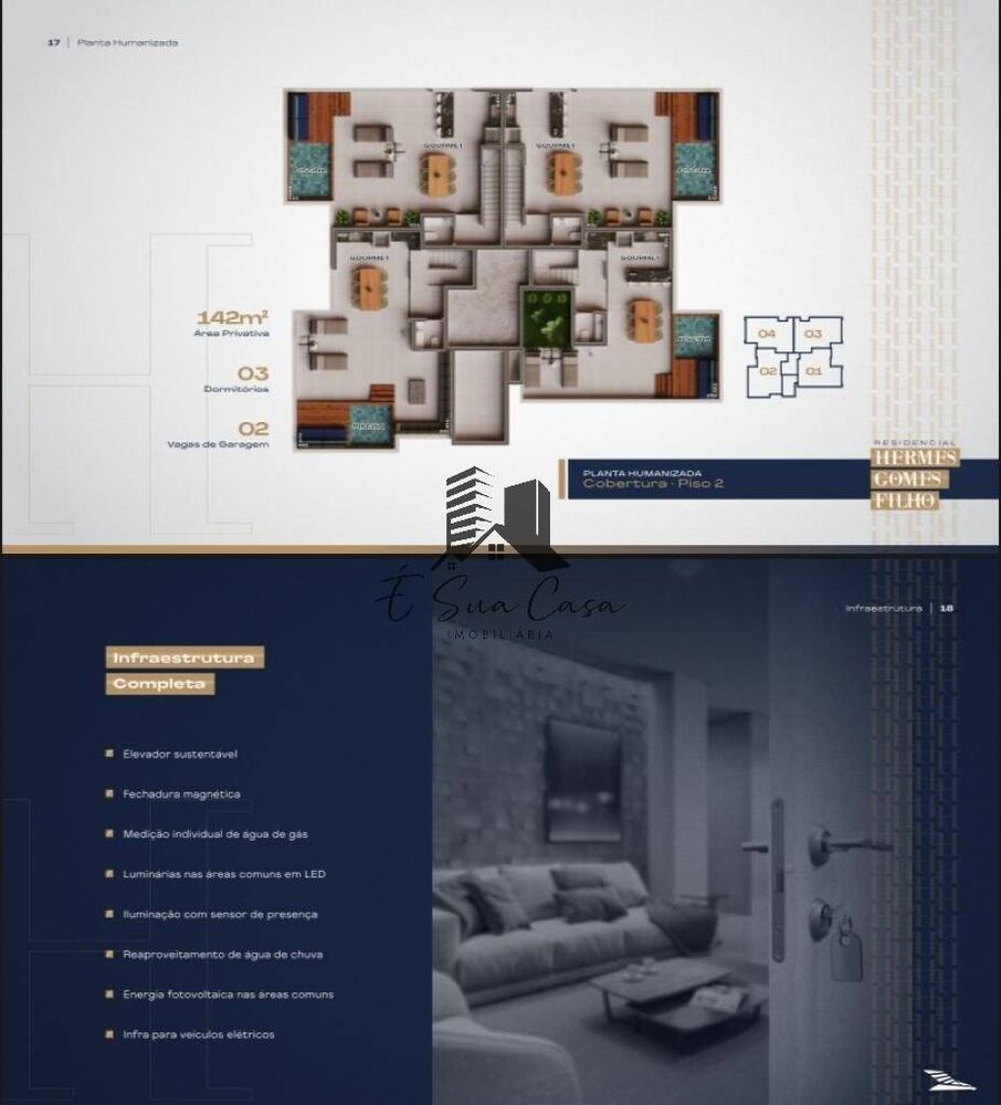 Cobertura, 3 quartos, 144 m² - Foto 10