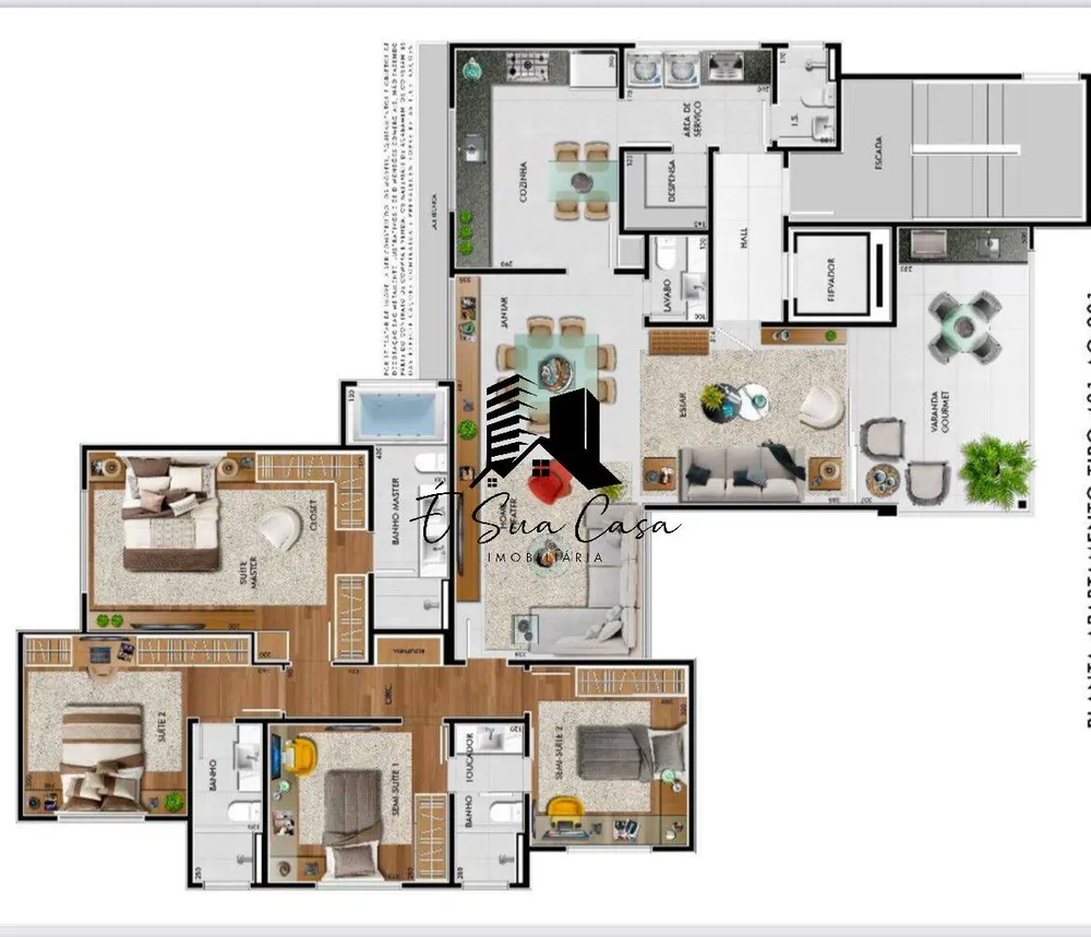 Apartamento, 4 quartos, 157 m² - Foto 3