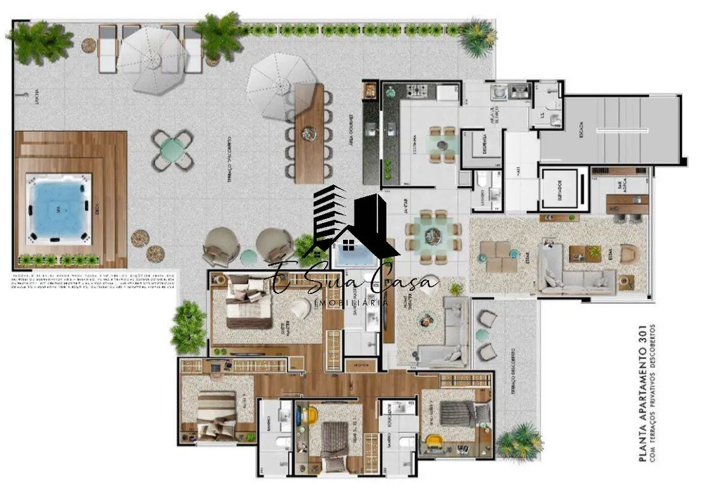 Apartamento, 4 quartos, 301 m² - Foto 11