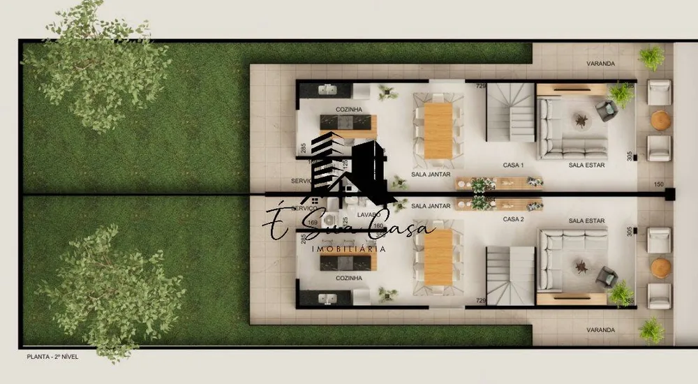 Casa, 3 quartos, 172 m² - Foto 2