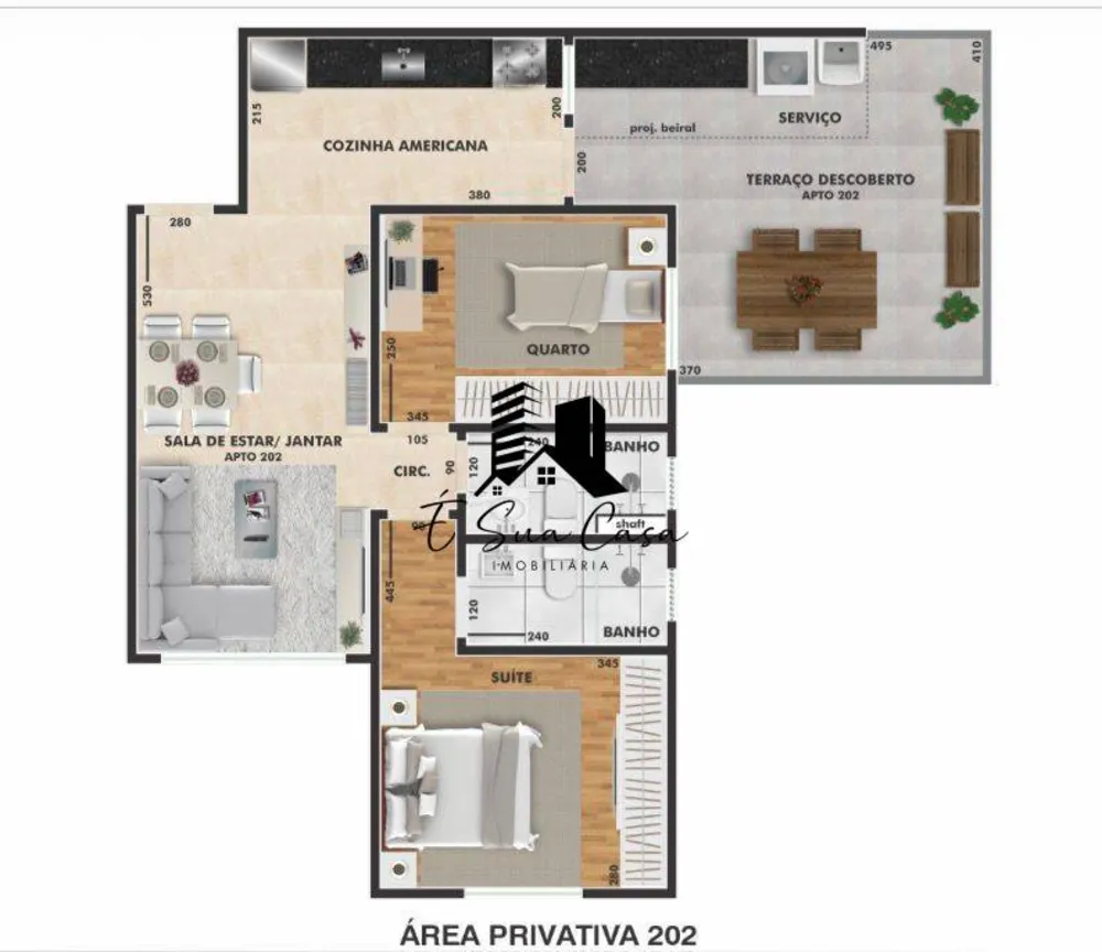Apartamento, 2 quartos, 130 m² - Foto 3