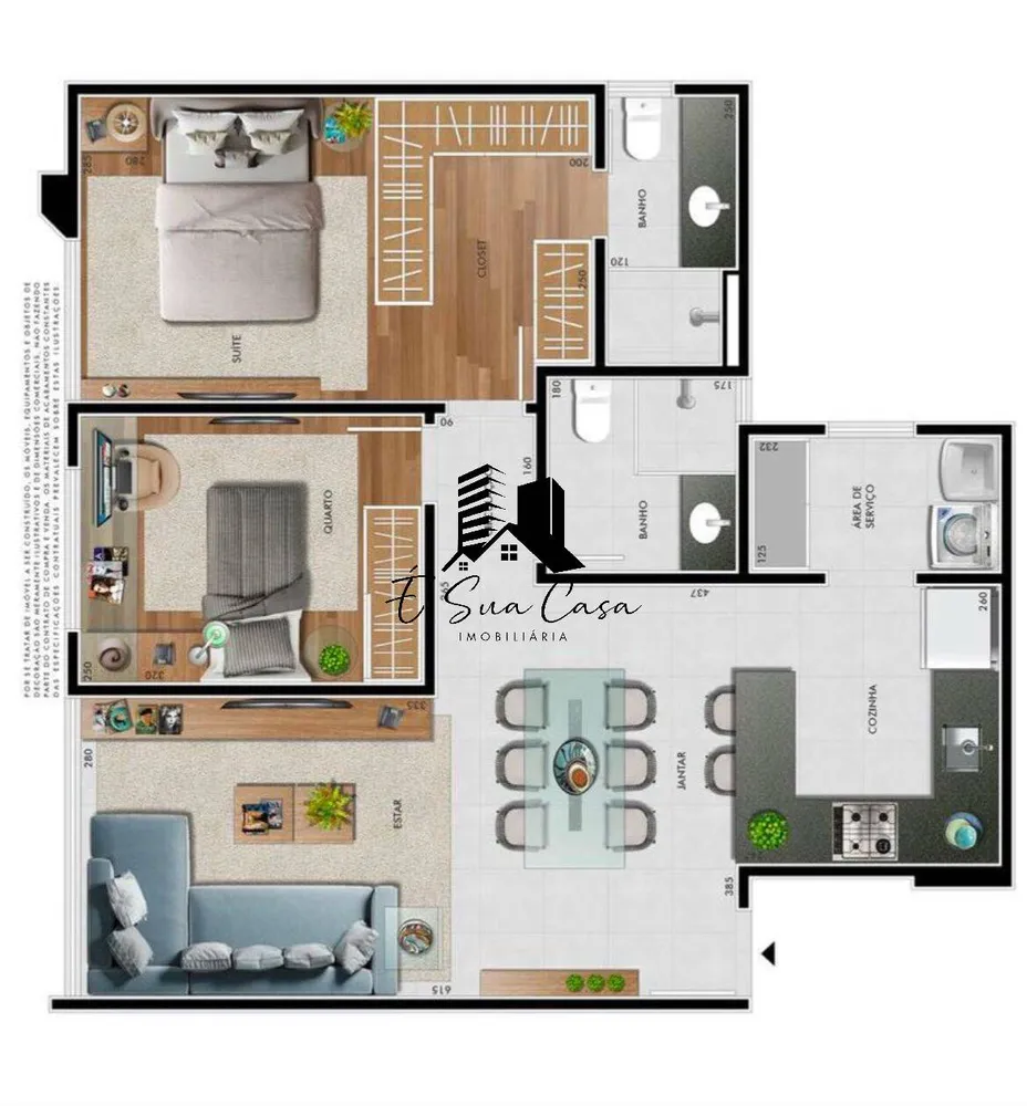 Cobertura, 2 quartos, 132 m² - Foto 9