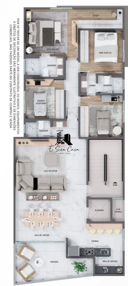 Apartamento, 4 quartos, 145 m² - Foto 11