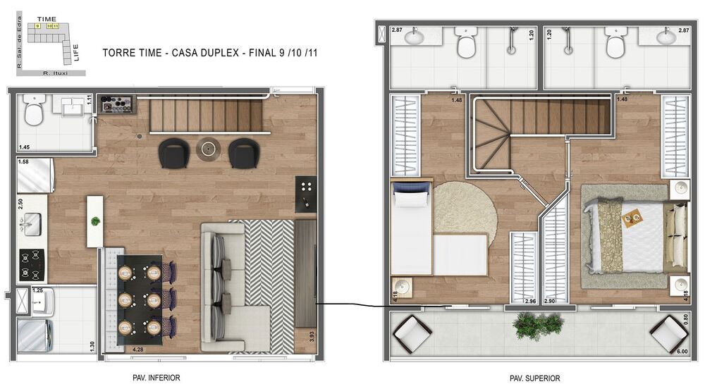 Casa, 2 quartos, 76 m² - Foto 3
