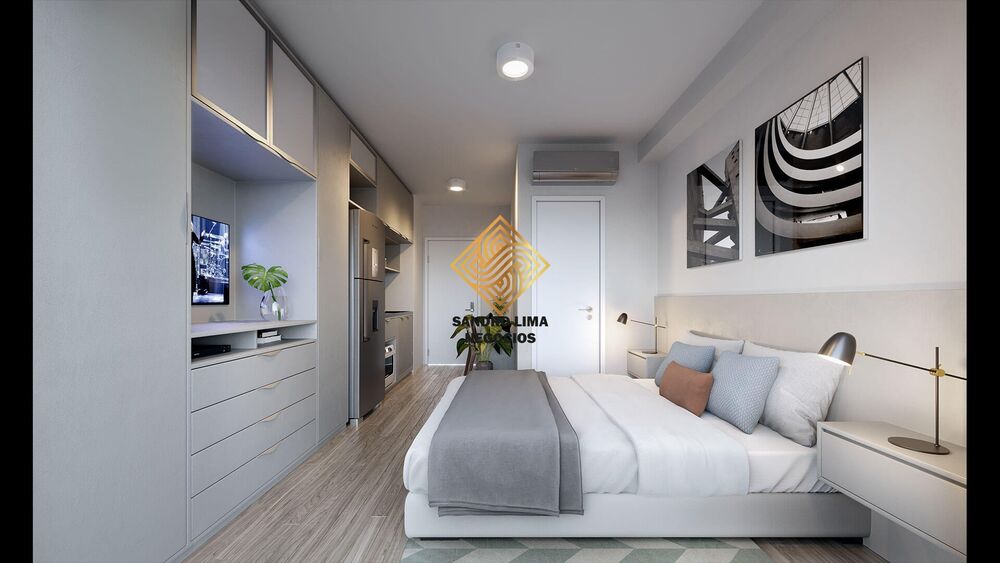 Apartamento à venda com 1 quarto, 30m² - Foto 2