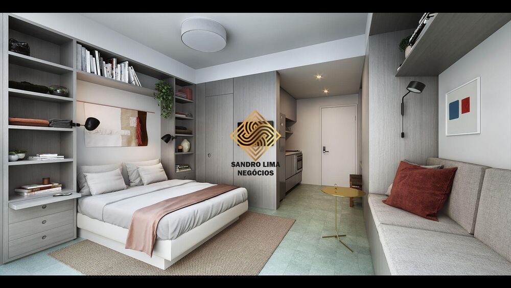 Apartamento à venda com 1 quarto, 30m² - Foto 1