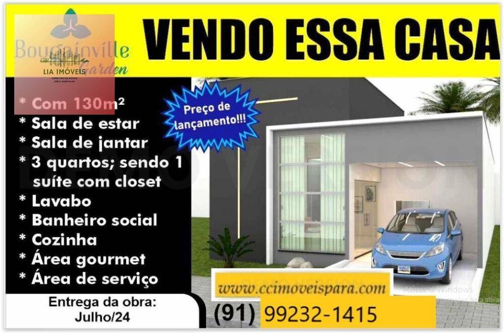 Casa de Condomínio à venda com 3 quartos, 130m² - Foto 1