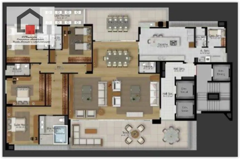 Apartamento, 4 quartos, 302 m² - Foto 5