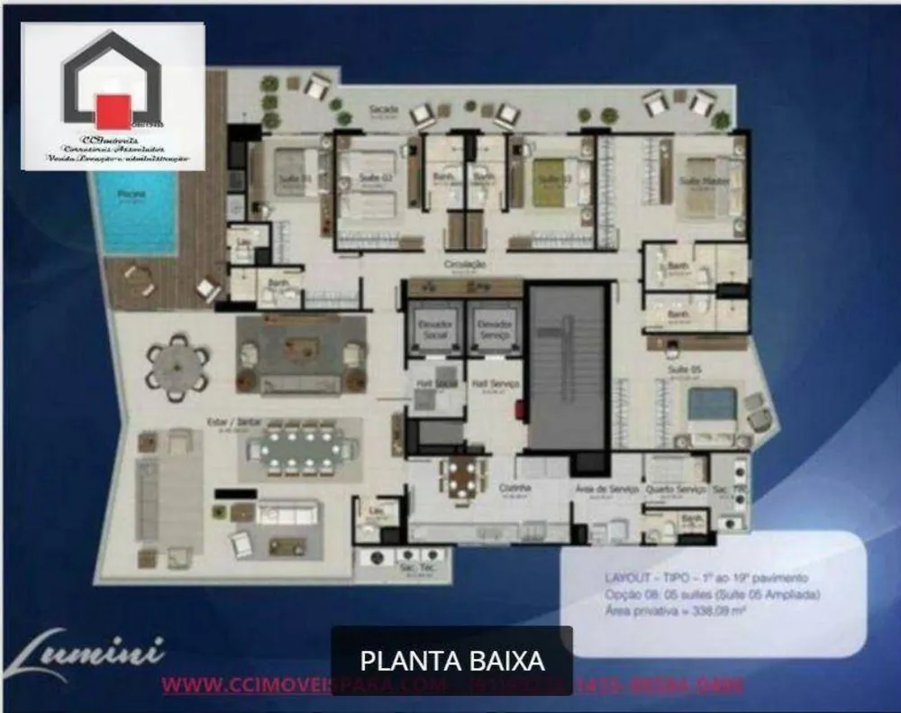 Apartamento, 4 quartos, 338 m² - Foto 14