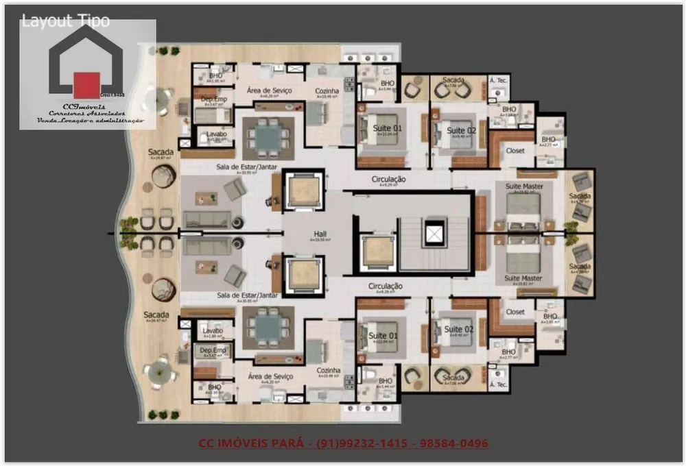 Apartamento, 3 quartos, 181 m² - Foto 10