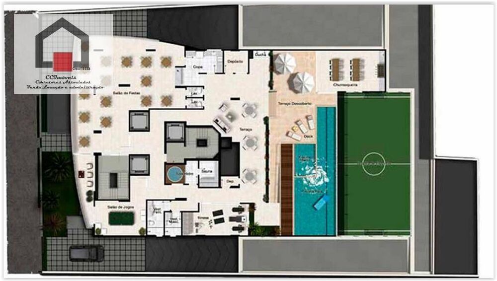 Apartamento à venda com 3 quartos, 186m² - Foto 2