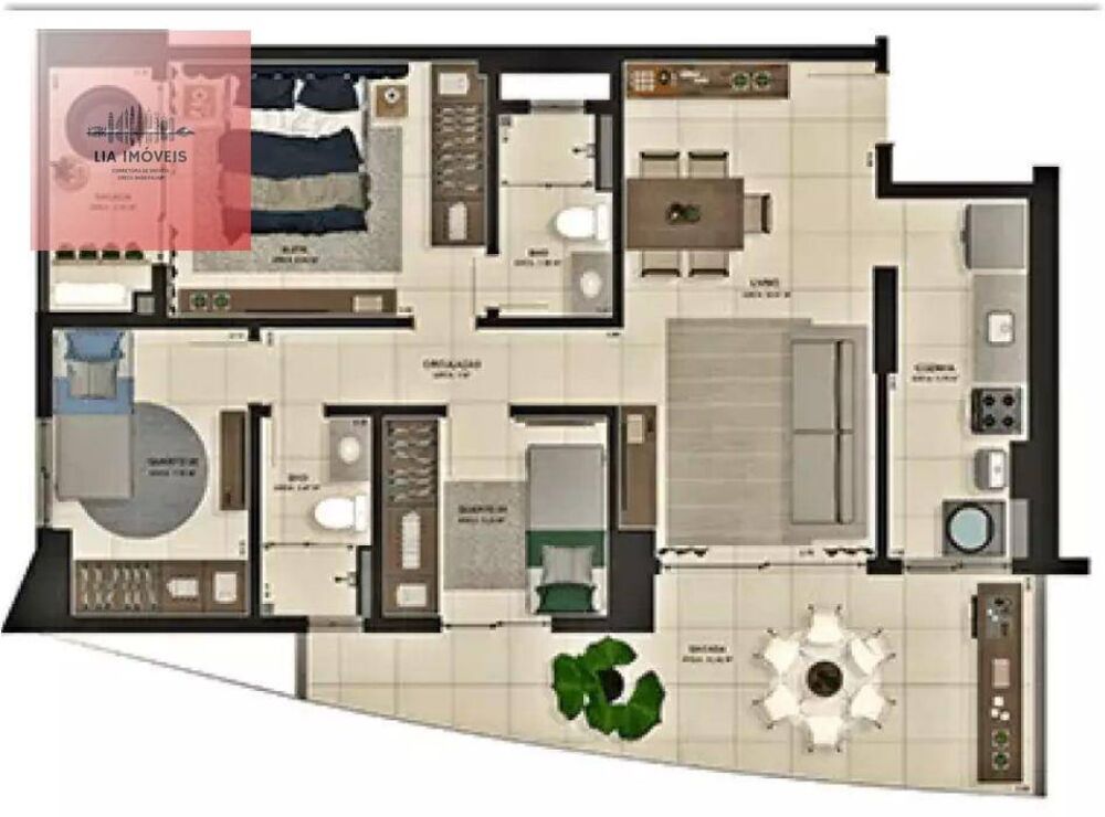 Apartamento, 3 quartos, 85 m² - Foto 2