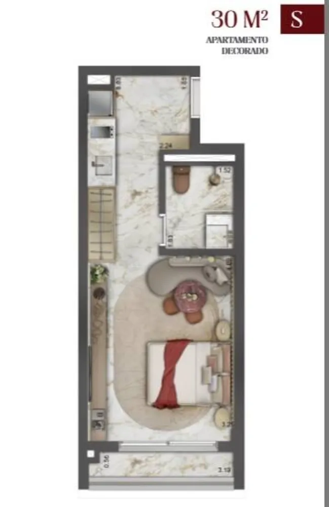 Apartamento, 1 quarto, 25 m² - Foto 5