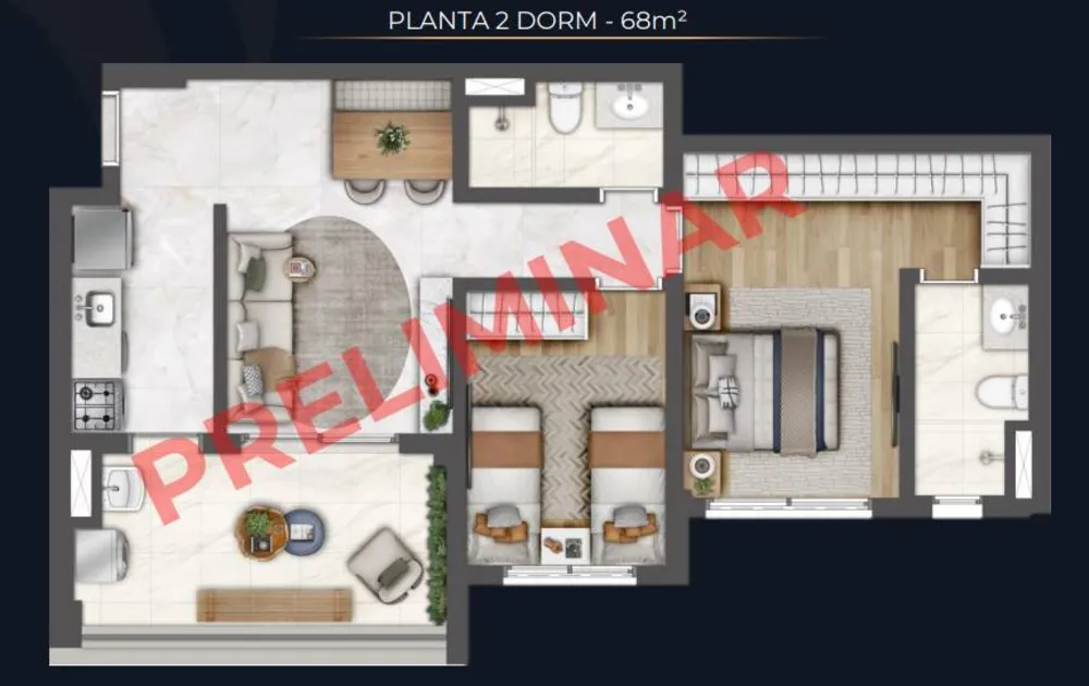 Apartamento, 1 quarto, 24 m² - Foto 8