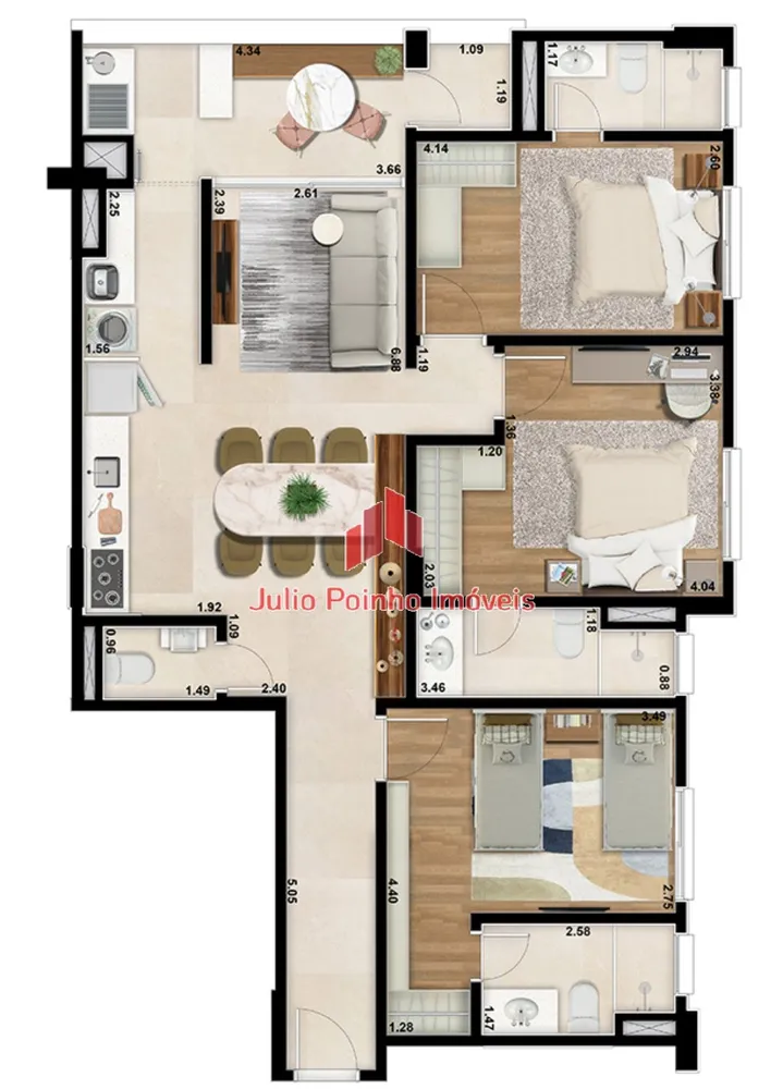 Apartamento, 2 quartos, 68 m² - Foto 18