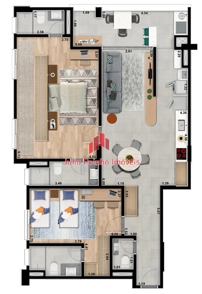 Apartamento, 2 quartos, 68 m² - Foto 20