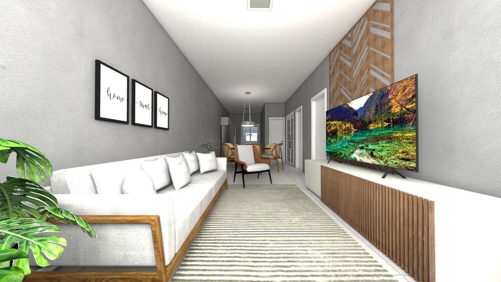 Casa, 2 quartos, 69 m² - Foto 2