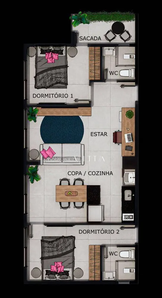 Kitnet-Studio, 28 m² - Foto 18