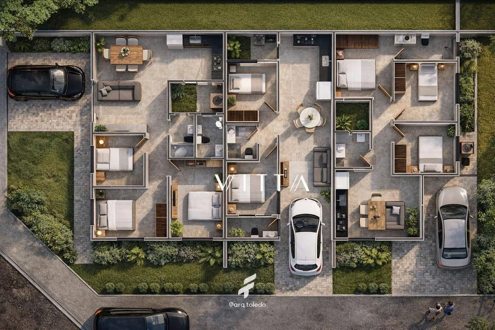 Casa, 3 quartos, 76 m² - Foto 2