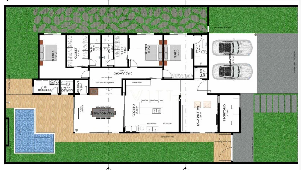Casa, 3 quartos, 239 m² - Foto 6