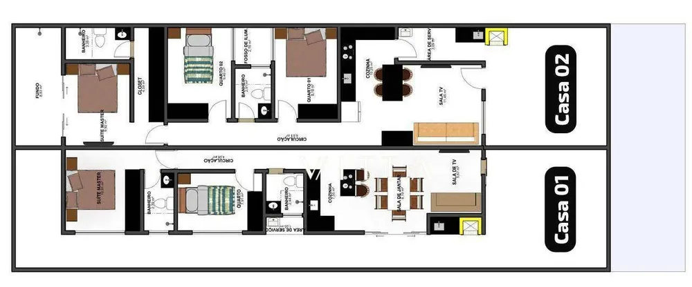 Casa, 2 quartos, 60 m² - Foto 2