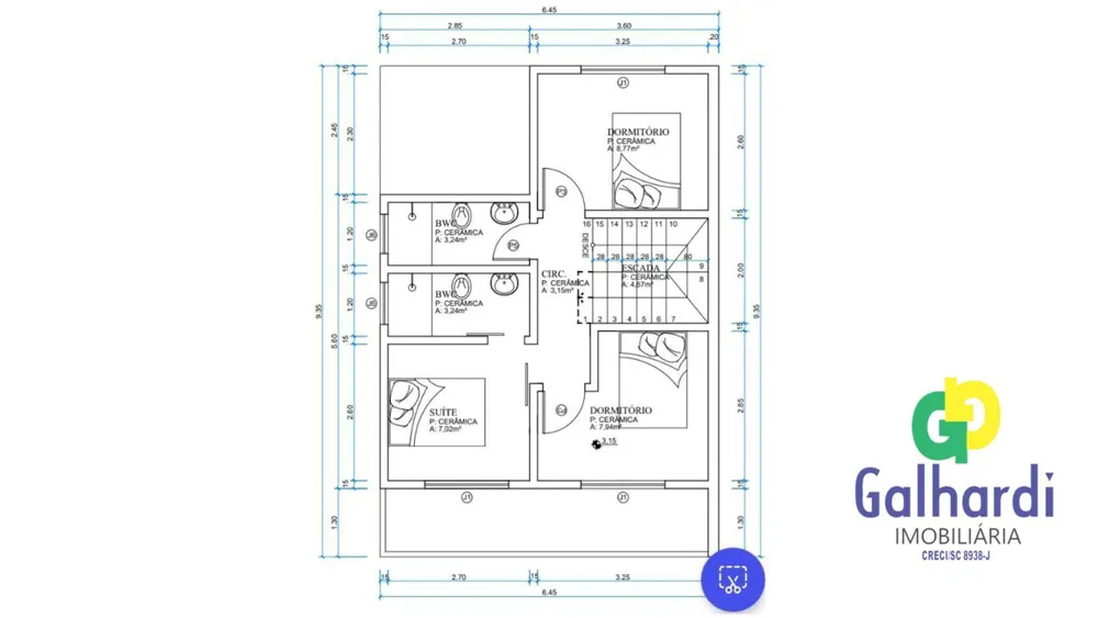 Sobrado, 3 quartos, 97 m² - Foto 1