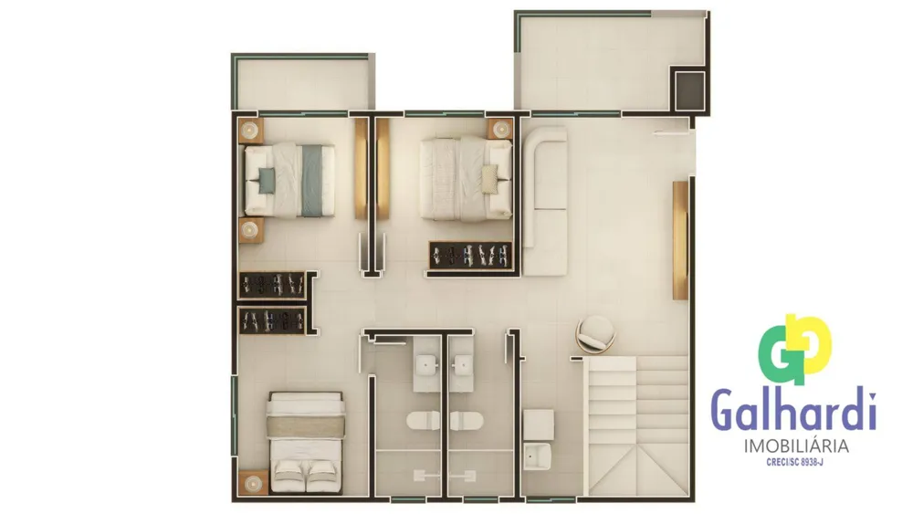 Apartamento, 3 quartos - Foto 5