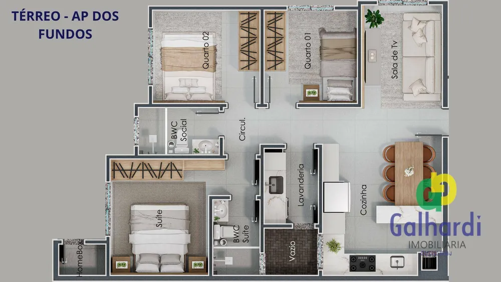 Apartamento, 3 quartos - Foto 5