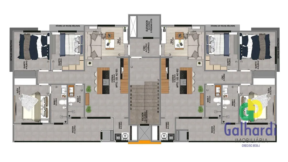 Apartamento, 3 quartos - Foto 3