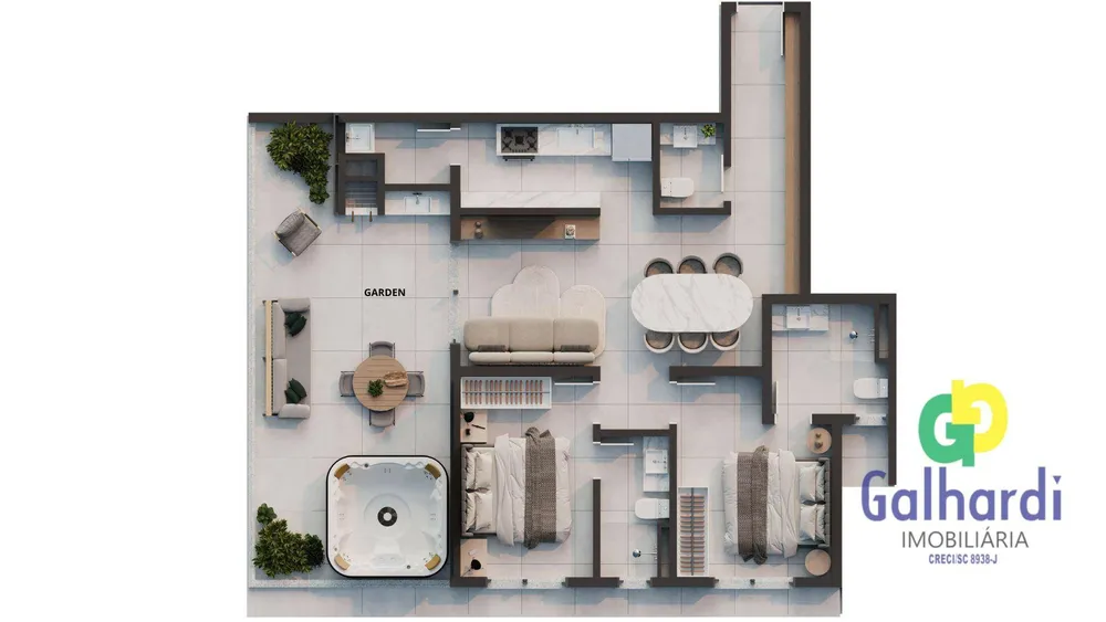 Apartamento, 3 quartos - Foto 1