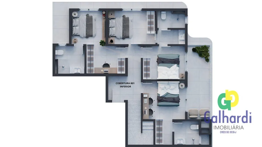 Apartamento, 3 quartos - Foto 6