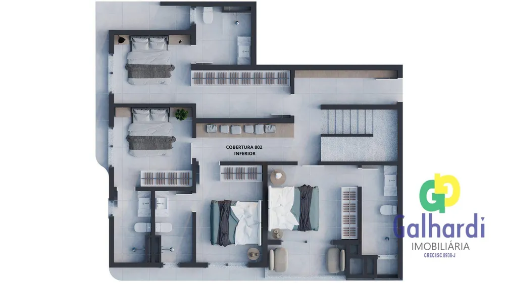 Apartamento, 3 quartos - Foto 4