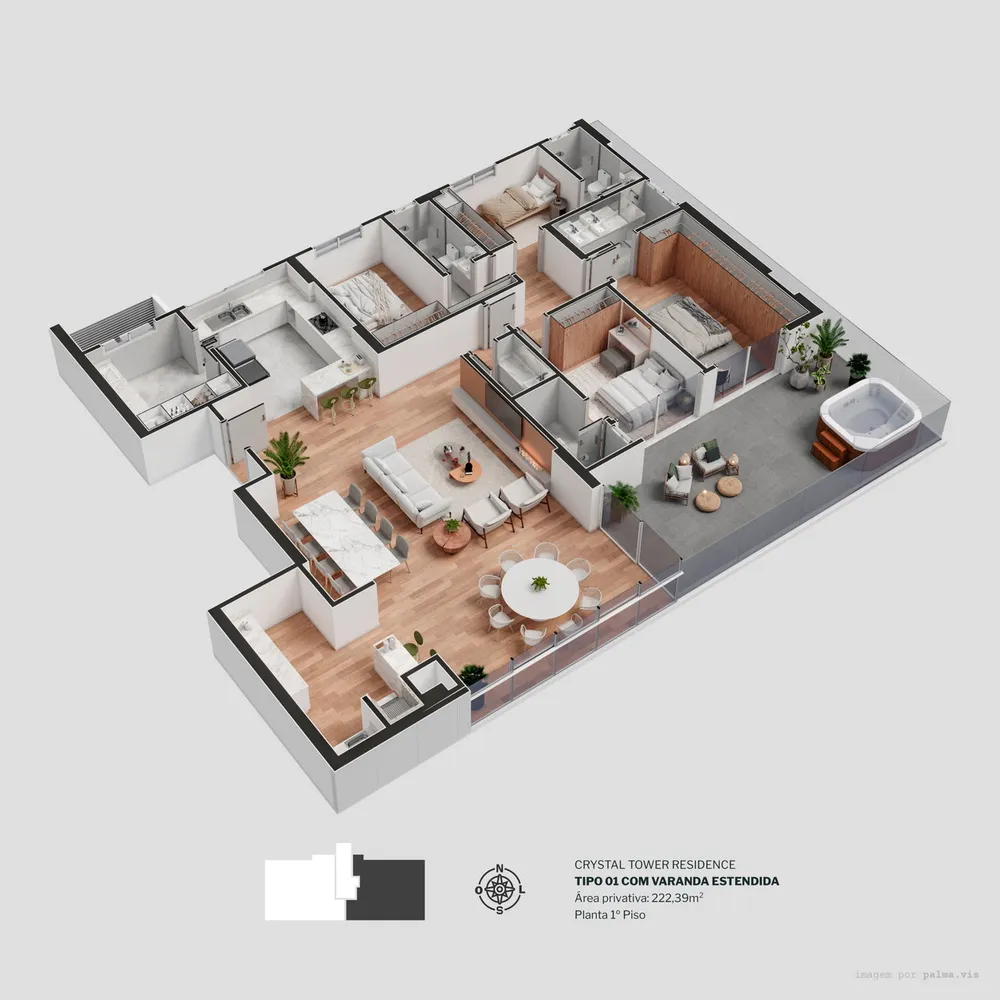 Apartamento, 5 quartos, 367 m² - Foto 27