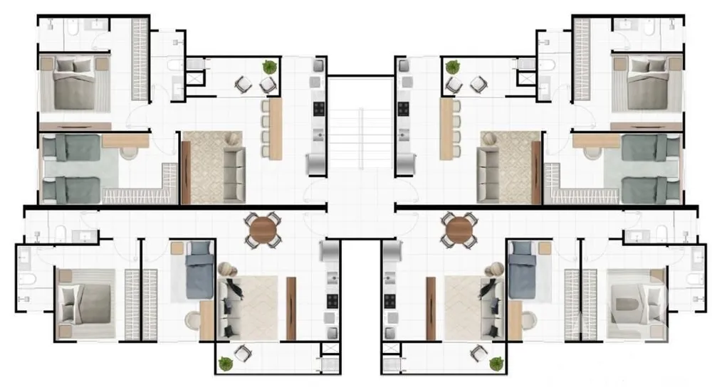 Apartamento, 2 quartos, 61 m² - Foto 2