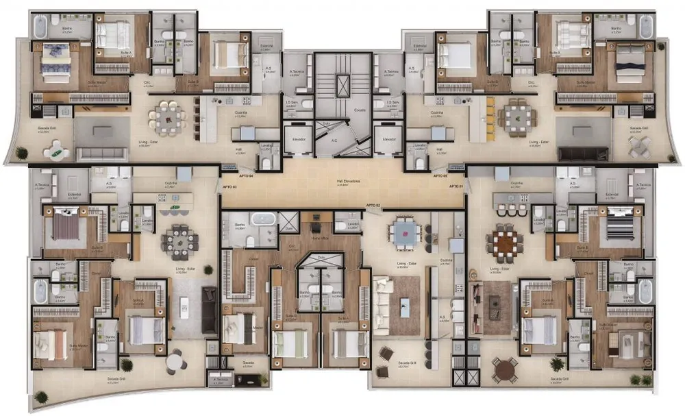 Cobertura, 4 quartos, 289 m² - Foto 12