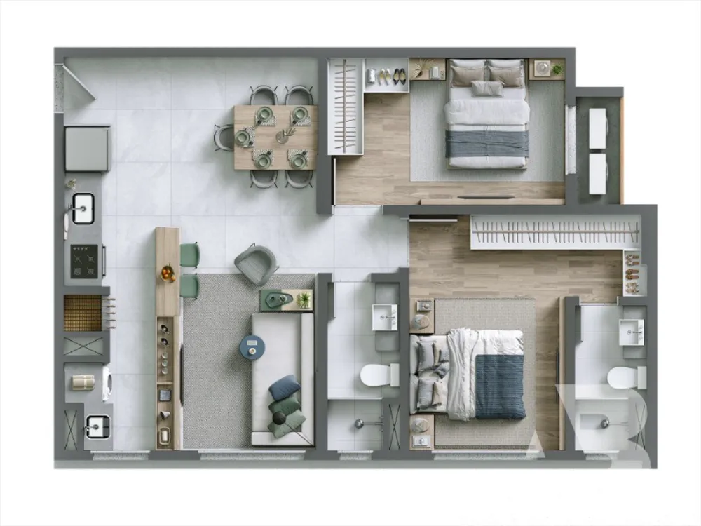 Apartamento, 2 quartos, 67 m² - Foto 16