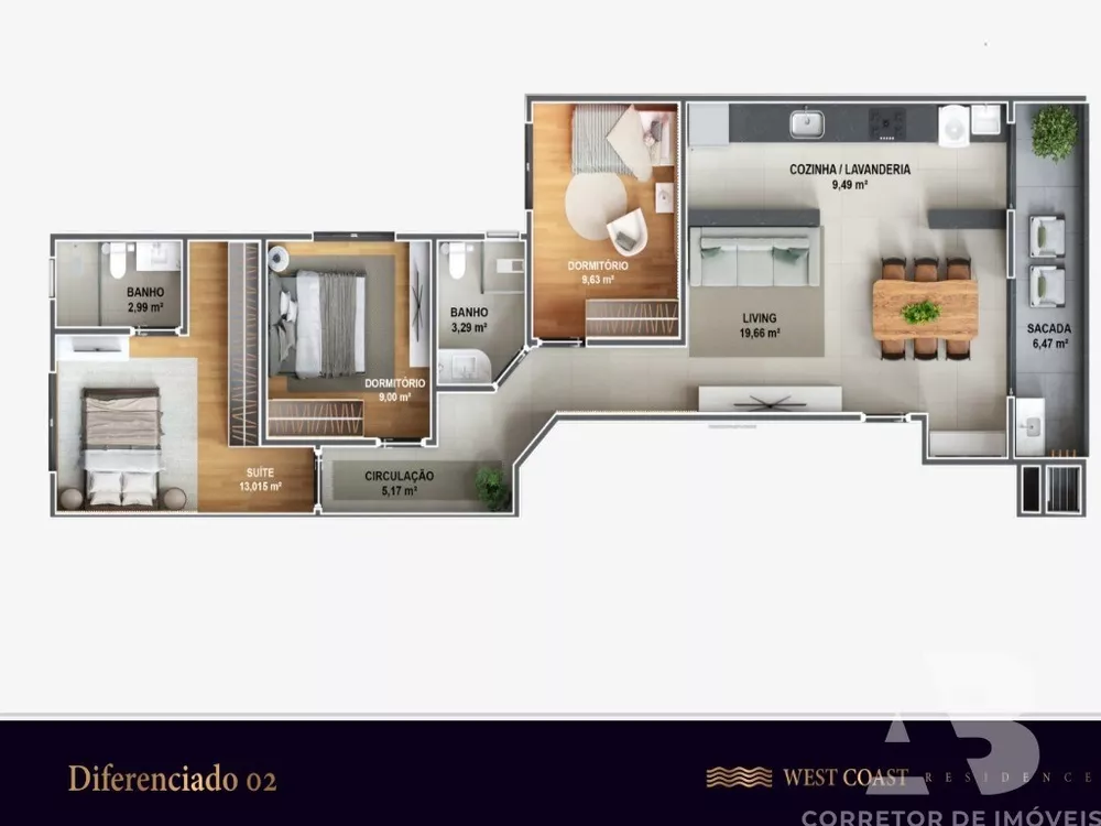 Apartamento, 3 quartos, 92 m² - Foto 7