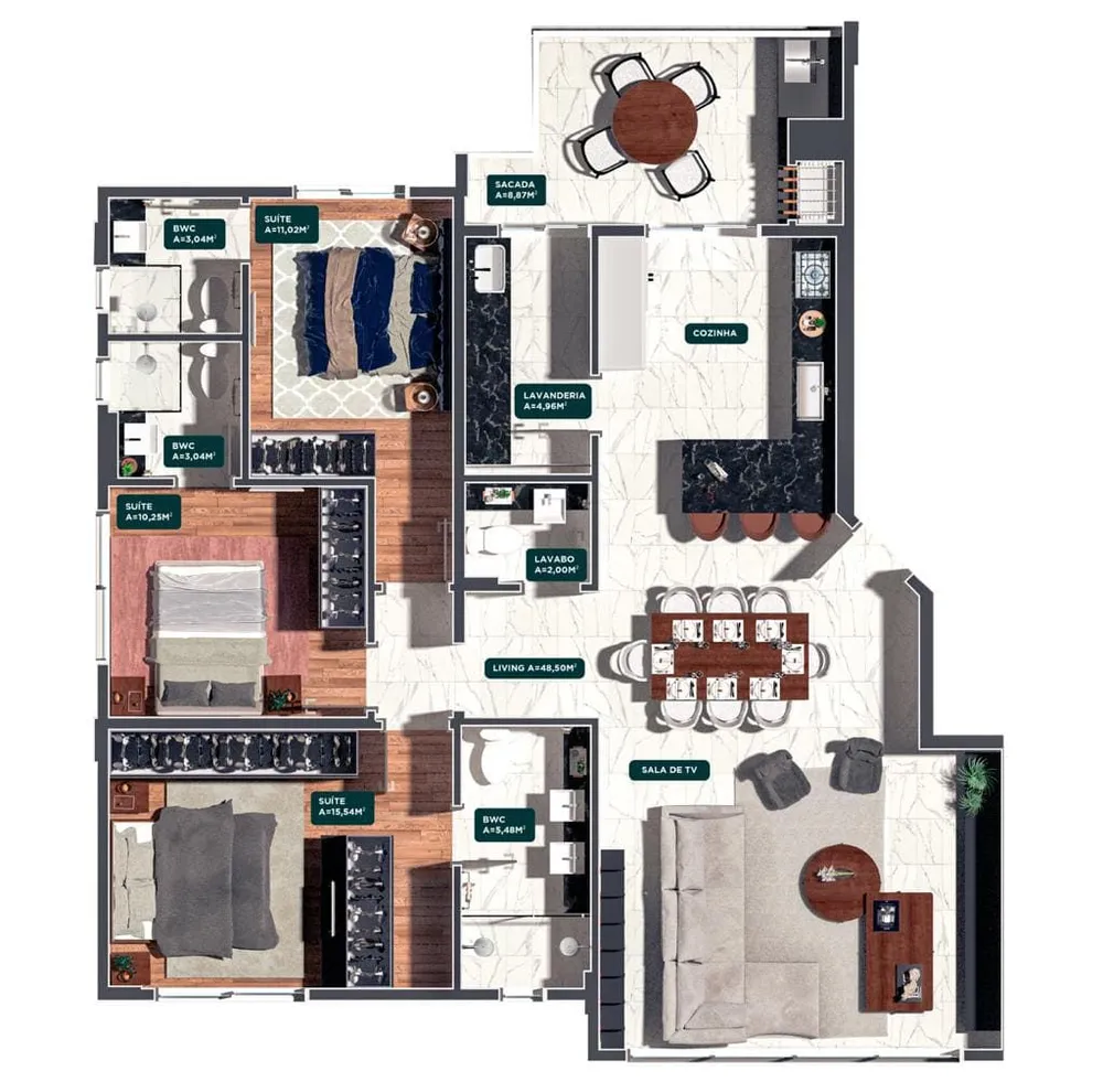 Apartamento, 4 quartos, 146 m² - Foto 15