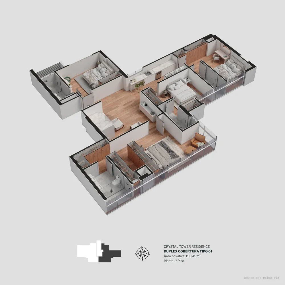 Apartamento, 3 quartos, 175 m² - Foto 10