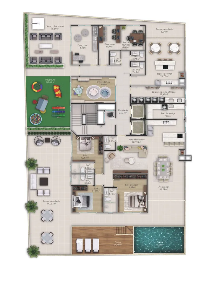 Apartamento, 3 quartos, 126 m² - Foto 15
