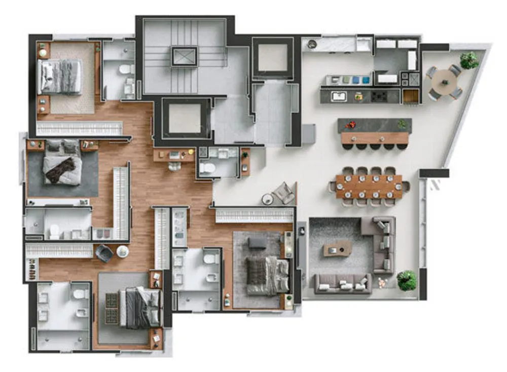 Apartamento, 4 quartos, 190 m² - Foto 9