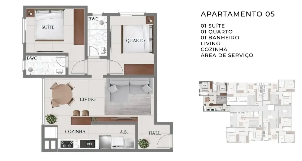 Apartamento, 2 quartos, 64 m² - Foto 12