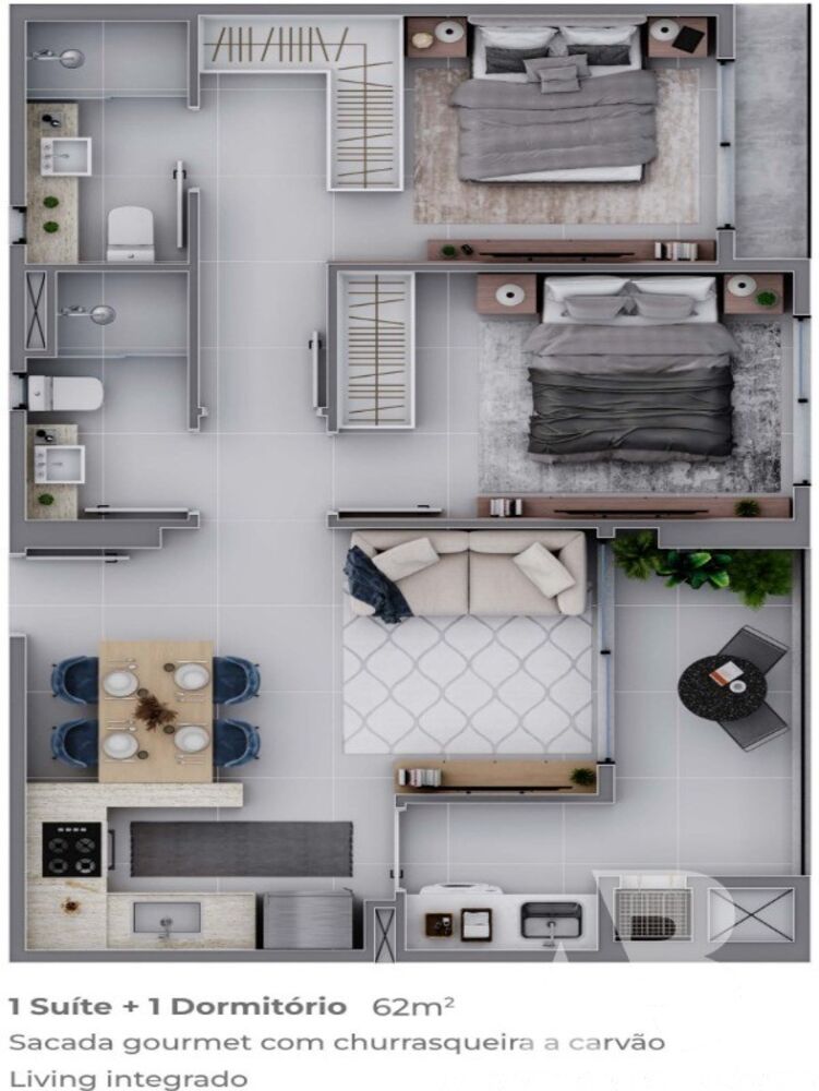 Apartamento, 2 quartos, 79 m² - Foto 12